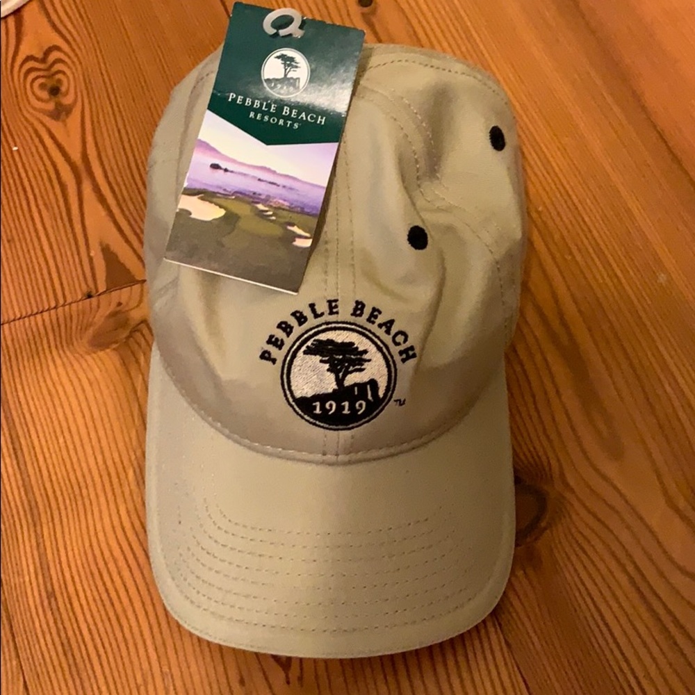 NWT Men’s Pebble Beach Khaki Baseball Cap